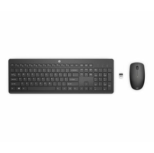 Bezdrátová klávesnice a myš HP 230 - černá (18H24AA#BCM)