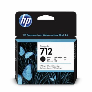 Inkoustová náplň HP 712 černá - 80 ml (3ED71A)