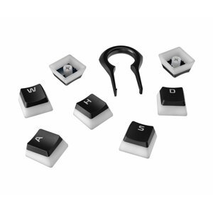 HyperX Pudding Keycaps - Full Key Set - PBT - Black (4P5P4AA#ABA)