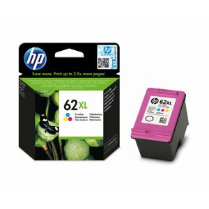 Inkoustová náplň HP 62XL tříbarevná (C2P07AE#UUG)