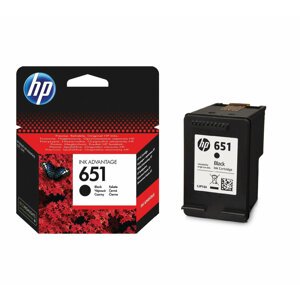 Inkoustová náplň HP 651 černá (C2P10AE#BHK)