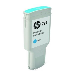 Inkoustová náplň HP 727 azurová (300 ml) (F9J76A)