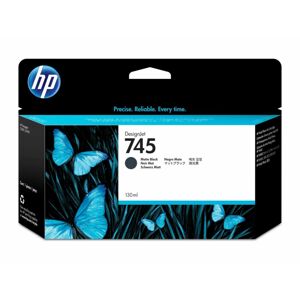 Inkoustová náplň HP 745 matná černá (130 ml) (F9J99A)