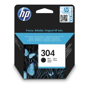 Inkoustová náplň HP 304 černá (N9K06AE#BA3)