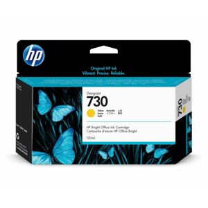 Inkoustová náplň HP 730 žlutá (130 ml) (P2V64A)