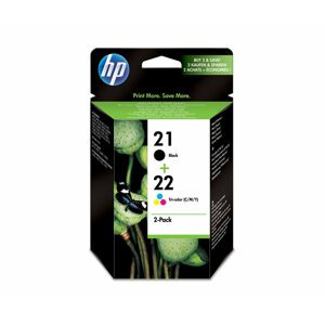Sada inkoustových náplní HP 21/22 černá a tříbarevná (SD367AE)