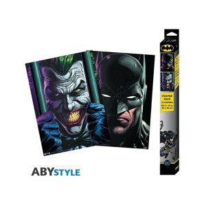 Set 2 plakátů DC Comics - Batman & Joker (52x38 cm)