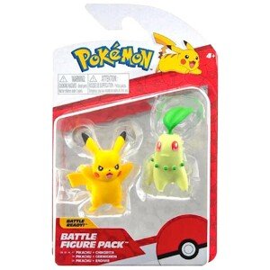 Set figurek (2ks) - Pokémon: Chikorita & Pikachu