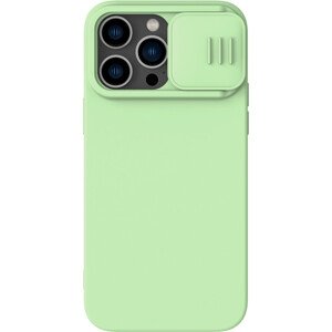 Nillkin CamShield Silky Silikonový Kryt iPhone 14 Pro zelený