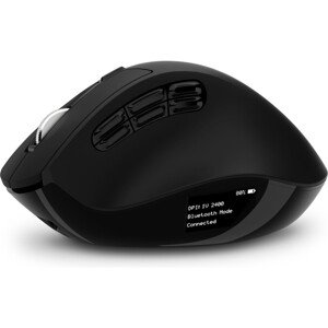 CONNECT IT FOR HEALTH DualMode bezdrátová ergonomická myš s LCD displejem, 2.4 GHz & Bluetooth 5.0 č