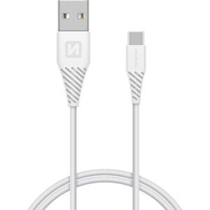 SWISSTEN rychlonabíjecí kabel USB / USB-C 5A 1,5M bílý