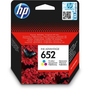 HP 652 tří barevná náplň pro inkoustové tiskárny HP