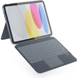 iWant pouzdro s podsvícenou klávesnicí pro Apple iPad 10,9" (čeština) šedé