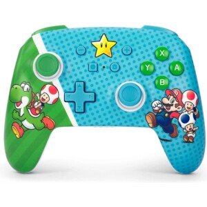 PowerA Enhanced bezdrátový herní ovladač pro Nintendo Switch (OLED, Switch, Lite) Super Mario Stars