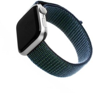 FIXED Nylon Strap nylonový pásek pro Apple Watch 38/40/41mm temně modrý