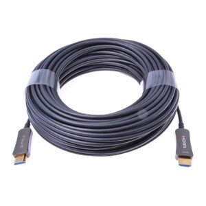 PremiumCord optický kabel HDMI 2.0 High Speed / Ethernet 4K@60Hz M/M zlacené konektory 20m