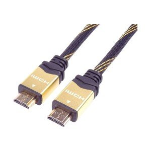 PremiumCord kabel HDMI 2.0 High Speed / Ethernet kabel HQ zlacené konektory 5m