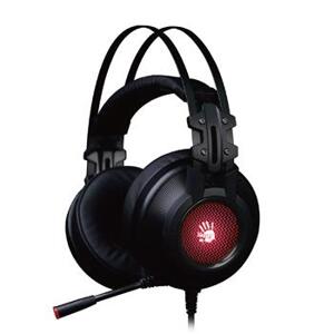 A4tech Bloody G525 herní sluchátka s podsvícením, 7.1, SW, USB, černá; G525-BK