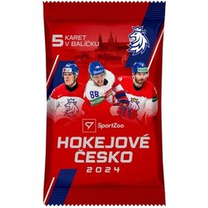 Hokejové karty SportZoo Hobby balíček Hokejové Česko 2024