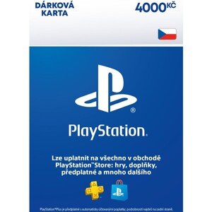 PlayStation Store - Dárková karta 4000 Kč (digitální verze)