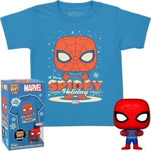 Funko Pocket POP! & Tee: Marvel -Holiday Spider-Man M (dětské)