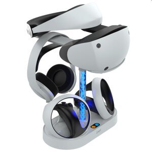 iPega PlayStation 5 VR2 multifunkční nabíjecí stojan, použitý, záruka 12 měsíců