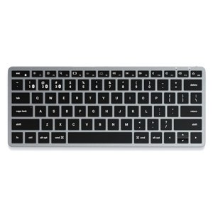Satechi klávesnice Slim X1 Bluetooth Backlit Keyboard, stříbrná