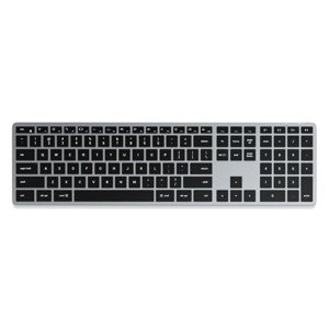 Satechi klávesnice Slim X3 Bluetooth Backlit Keyboard, stříbrná
