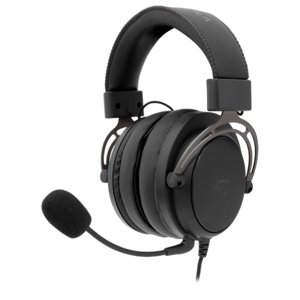 Herní sluchátka s mikrofonem White Shark GORILLA, PC, PS4/PS5, Xbox, MAC, černé/šedé