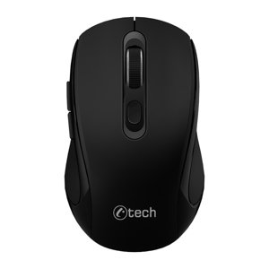 Bezdrátová myš C-Tech WLM-12, duální režim, BT5.0, USB, 1600 DPI, černá