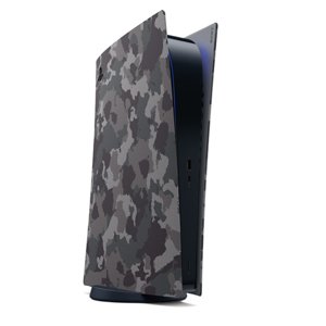 PlayStation 5 Digital Console Cover, gray camouflage, vystavený, záruka 21 měsíců