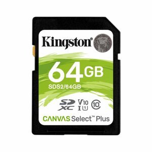 Kingston Canvas SeIect Plus Secure Digital SDXC UHS-I 64GB |