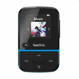 Přehrávač SanDisk MP3 Clip Sport Go 16 GB, modrý