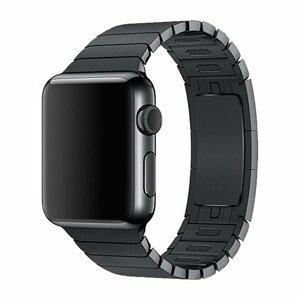 Elegantní kovový řemínek Devia Link Series pro Apple Watch 44mm, černý