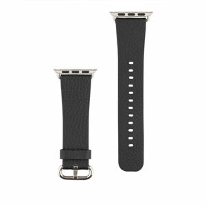 kůžený řemínek COTEetCI Leather pro Apple Watch 42/44/45mm, černý