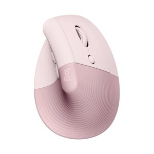 Vertikální myš Logitech Lift Vertical Ergonomic Mouse, růžová