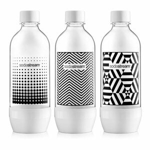 SodaStream Láhev TriPack 1l black&white