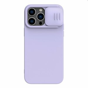 Nillkin CamShield Silky zadní silikonový kryt pro Apple iPhone 14 Pro Max, fialové