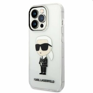 Pouzdro Karl Lagerfeld IML Ikonik NFT pro Apple iPhone 14 Pro, transparentní