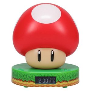 Hodiny s budíkem Super Mushroom Digital (Super Mario)