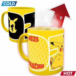 Hrnek Heat Change Pikachu (Pokémon) 320 ml