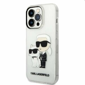 Pouzdro Karl Lagerfeld MagSafe IML pro Apple iPhone 14 Pro, transparentní