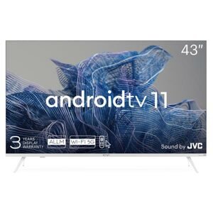Kivi TV 43U750NW, 43" (109 cm),UHD, Android TV 11, bílý