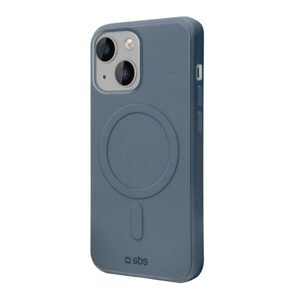 SBS Pouzdro Smooth Mag kompatibilné s MagSafe pro iPhone 14, modrá