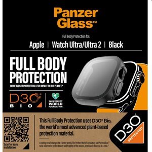 Tvrzené sklo Full Body D3O PanzerGlass pro Apple Watch Ultra/Ultra 2