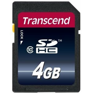 Transcend SDHC 4GB Class 10 - TS4GSDHC10