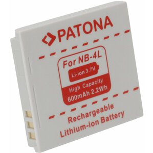 Patona baterie pro Canon, NB-4L 600mAh - PT1004