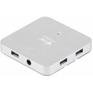 i-tec USB 3.0 Hub 4-Port, metal, s napaječem - U3HUBMETAL4