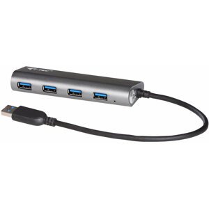 i-tec USB 3.0 Hub 4-Port, metal, s napaječem - U3HUB448