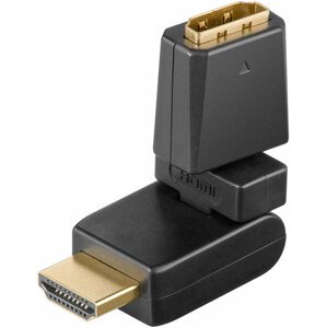 PremiumCord HDMI adapter 19pin Female - 19pin Male otočná ve dvou osách - kphdma-18